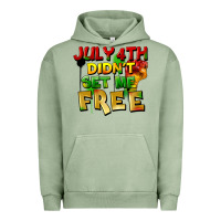 Pigment Oil Green July 4th didn't set me free Urban Hoodie - FaDigitalArtStudio