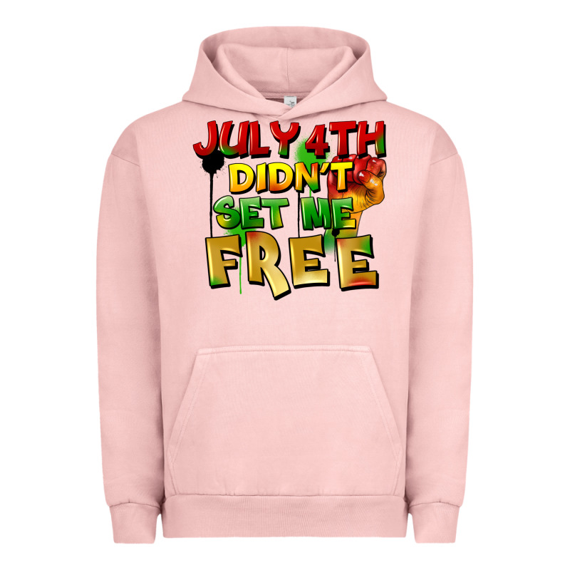 July 4th Didn't Set Me Free Urban Hoodie by FaDigitalArtStudio | Teevron