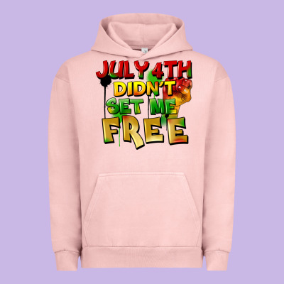 July 4th Didn't Set Me Free Urban Hoodie Designed By Fadigitalartstudio