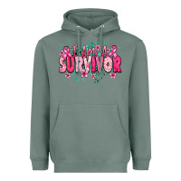 Sage I am a survivor Cancere Awareness Heavyweight Hoodie - HowdyJamesFarm