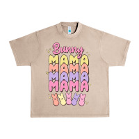 French Oak bunny mama Urban Heavy Tee - MaliasSmallBusiness