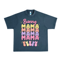 Midnight Navy bunny mama Urban Heavy Tee - MaliasSmallBusiness
