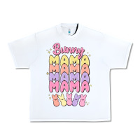 White bunny mama Urban Heavy Tee - MaliasSmallBusiness