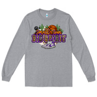 Heather Grey small town big spirit basketball Long Sleeve Tee - NancyCooperArtShop