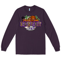 Plum small town big spirit basketball Long Sleeve Tee - NancyCooperArtShop