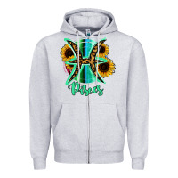 Heather Grey Pisces Zodiac Zipper Hoodie - Bettercallsaul