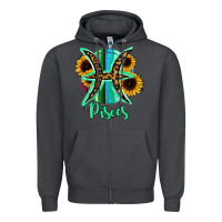 Pisces Zodiac Zipper Hoodie | Teevron