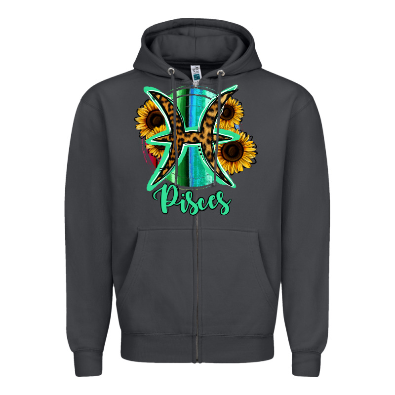 Pisces Zodiac Zipper Hoodie by Bettercallsaul | Teevron