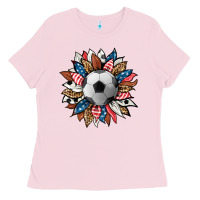 Football Sunflower Ladies Tee | Teevron