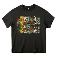 Asphalt western handdrawn patterns brushstrokes Heavy Core Tee - BarkalooDesign