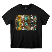 Black western handdrawn patterns brushstrokes Heavy Core Tee - BarkalooDesign