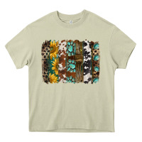 Mossy western handdrawn patterns brushstrokes Heavy Core Tee - BarkalooDesign