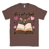Chestnut she's got a book for every situation Classic Tee - MaliasSmallBusiness