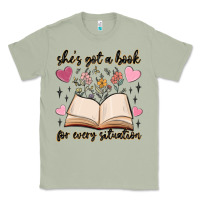 Matcha she's got a book for every situation Classic Tee - MaliasSmallBusiness