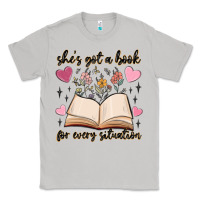 Moon Dust she's got a book for every situation Classic Tee - MaliasSmallBusiness