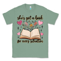 Sage she's got a book for every situation Classic Tee - MaliasSmallBusiness