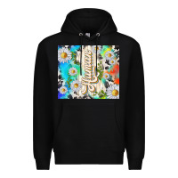 Black human with daisies Premium Hoodie - TumblerDesignByShophia