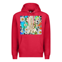 Cardinal human with daisies Premium Hoodie - TumblerDesignByShophia