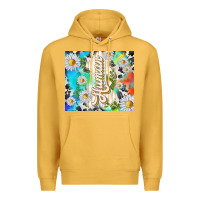 Mustard human with daisies Premium Hoodie - TumblerDesignByShophia