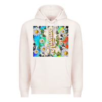 Pale Pink human with daisies Premium Hoodie - TumblerDesignByShophia