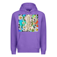 Purple human with daisies Premium Hoodie - TumblerDesignByShophia