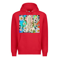 Red human with daisies Premium Hoodie - TumblerDesignByShophia