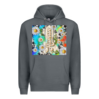 Rock human with daisies Premium Hoodie - TumblerDesignByShophia