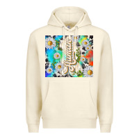Sandshell human with daisies Premium Hoodie - TumblerDesignByShophia