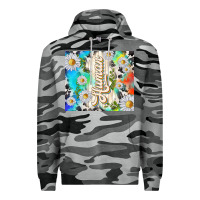 Slate Camo human with daisies Premium Hoodie - TumblerDesignByShophia