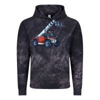 Cloud Black Telehandler Vintage Hoodie - LillyAllenDesigns