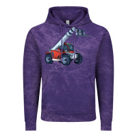 Cloud Purple Telehandler Vintage Hoodie - LillyAllenDesigns