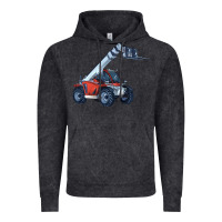 Vintage Black Telehandler Vintage Hoodie - LillyAllenDesigns