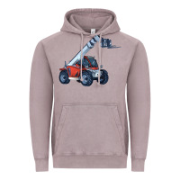Vintage Zinc Telehandler Vintage Hoodie - LillyAllenDesigns