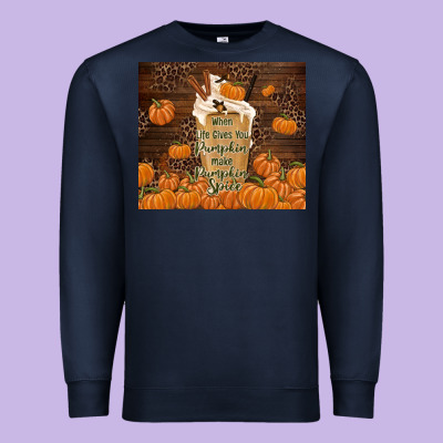 Make Pumpkin Spice Premium Sweatshirt Designed By Tumblerdesignbyshophia