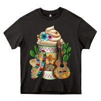 Asphalt mexican hot coffee cup Heavy Core Tee - FaDigitalArtStudio