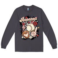Smoke checkered retro baseball Long Sleeve Tee - MaliasSmallBusiness