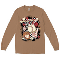 Toasted Coconut checkered retro baseball Long Sleeve Tee - MaliasSmallBusiness