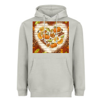 Moon Dust fall heart with leopard Heavyweight Hoodie - TumblerDesignByShophia