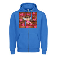 True Royal valentine's day cupid heart Zipper Hoodie - RanaPortraitStore