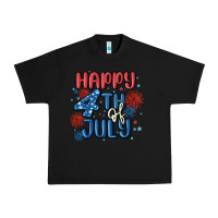 Black happy 4th of july Urban Heavy Tee - MaliasSmallBusiness