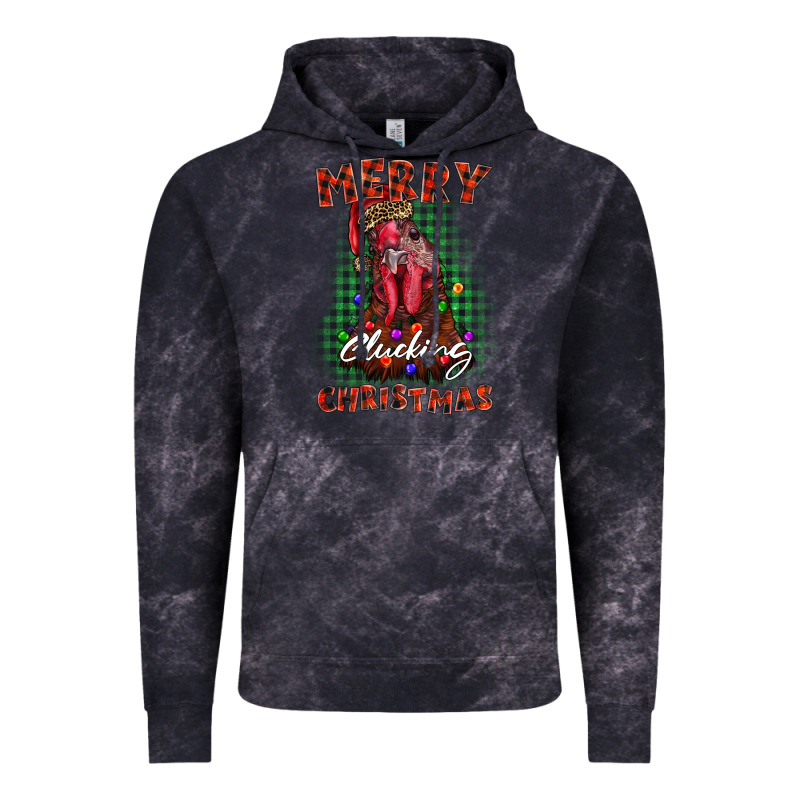 Merry Clucking Christmas Rooster Vintage Hoodie by BarkalooDesign | Teevron