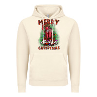 Vintage Artic merry clucking christmas rooster Vintage Hoodie - BarkalooDesign