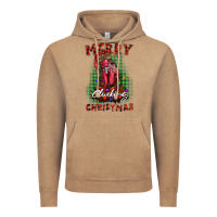 Vintage Coffee merry clucking christmas rooster Vintage Hoodie - BarkalooDesign