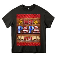 Asphalt best papa ever air freshener Heavy Core Tee - HRA Design Shop