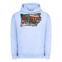 Pigment Grape Ice God Bless America Urban Hoodie - FaDigitalArtStudio