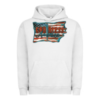 Pigment Lunar Rock God Bless America Urban Hoodie - FaDigitalArtStudio