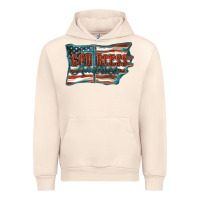 Sandshell God Bless America Urban Hoodie - FaDigitalArtStudio
