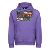 Tulip God Bless America Urban Hoodie - FaDigitalArtStudio
