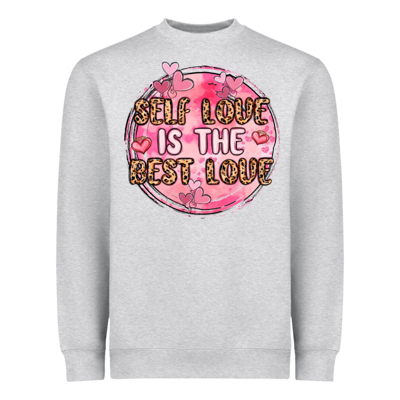 Self Love Is The Best Love Heavyweight Sweatshirt by MaliasSmallBusiness | Teevron