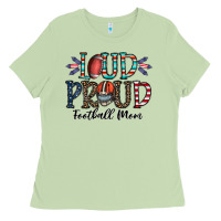 Matcha loud proud football mom Ladies Tee - CowhideDigitalArt